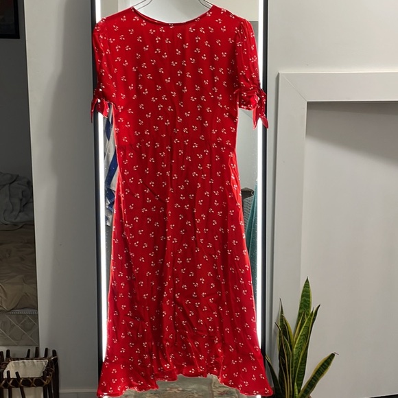 Faithfull the Brand- Red dress. Size XS. - Picture 3 of 8